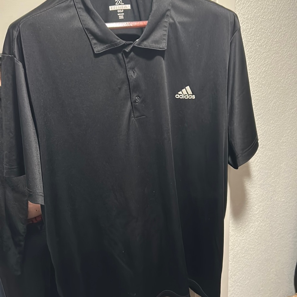 2xl adidas golf sport shirt black